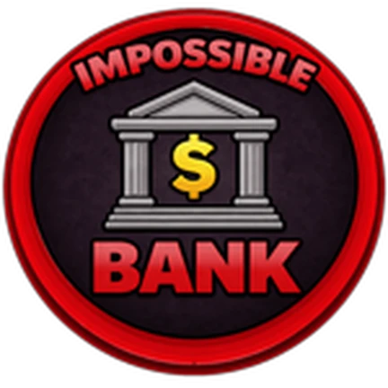 ภาพทางการ ROB IT ไอคอน Badge Impossible Bank พร้อมสัญลักษณ์เป้าหมาย/ตัวเลข · Badge Impossible Bank · 1594548738932674