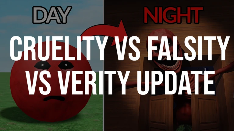 ภาพทางการ SCP MORPH โปสเตอร์ Event CRUELITY FALSITY VERITY พร้อมชื่ออัปเดต · โปสเตอร์ Event CRUELITY FALSITY VERITY · 1532774409729868561