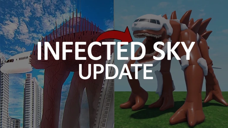 ภาพทางการ SCP MORPH โปสเตอร์ Event INFECTED SKY UPDATE พร้อมชื่ออัปเดต · โปสเตอร์ Event INFECTED SKY UPDATE · 3916032036560831027