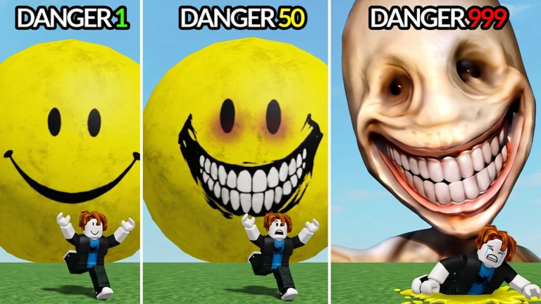 ภาพทางการ SCP MORPH ภาพเปรียบเทียบหน้าตัวละครกับป้าย DANGER · Media SCP MORPH · 89236106815009