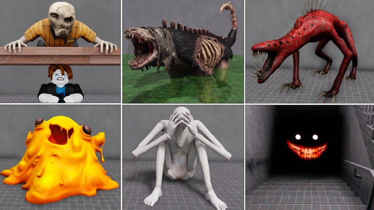 ภาพทางการ SCP MORPH คอลลาจตัวละครสยองขวัญหลายแบบ · Media SCP MORPH · 95395450486600