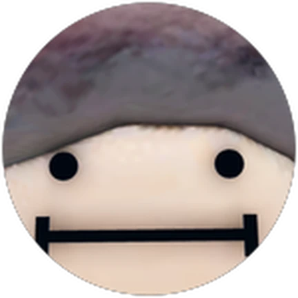 ภาพทางการ Secret Staycation: ใบหน้าตัวละครอาหารในกรอบกลม · Badge Good Hairstyle · 477233715895415