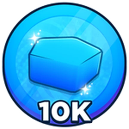 ภาพทางการ Tank Game!: เหรียญฟ้ารูปห้าเหลี่ยมกับเลข 10K · Badge Pentagon Official! · 1911089733919170