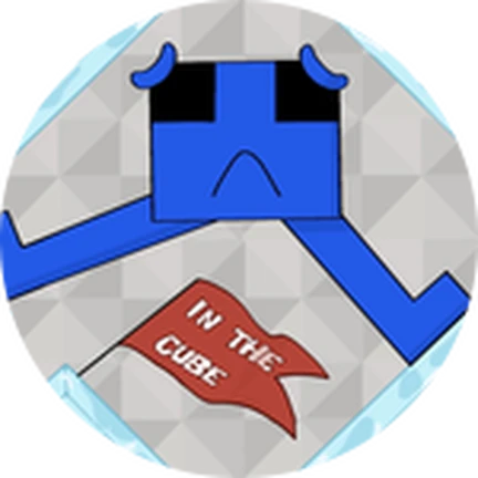 ภาพทางการ Together [Party Game] ตราตัวละครสีน้ำเงินใน cube · Badge in the cube · 3424965555764359