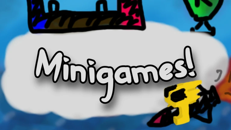 ภาพทางการ Together [Party Game] ภาพโปสเตอร์ Minigames สีสดพร้อมตัวละคร · Event 🏰💣 Minigames! 💣🏰 · 4721978068831043839