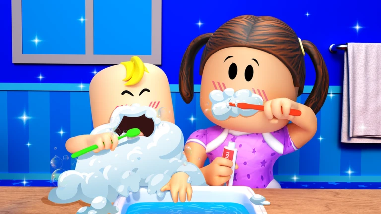 ผู้ดูแลแปรงฟันให้เด็กหน้ากระจก จาก Twilight Daycare ของ Nighty Studio บน Roblox