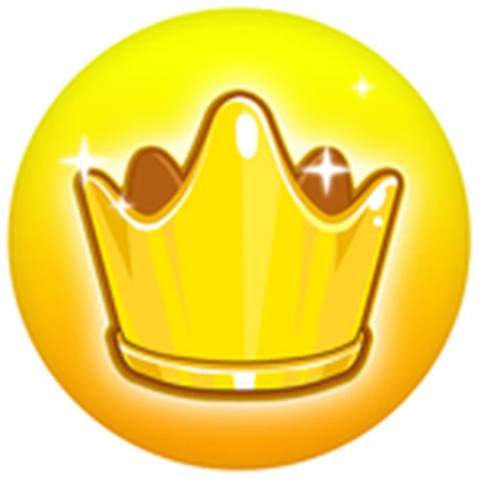 มงกุฎสีทองบนพื้นเหลือง จาก Twilight Daycare ของ Nighty Studio บน Roblox