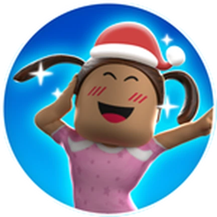 ตัวละครสวมหมวกซานต้า จาก Twilight Daycare ของ Nighty Studio บน Roblox