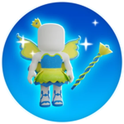 ชุดนางฟ้าสีเขียวกับไม้คทา จาก Twilight Daycare ของ Nighty Studio บน Roblox