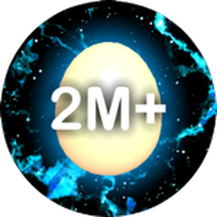 ภาพทางการ Classic Bubble Gum Simulator จาก Rumble Studios/Roblox: Hatch 2,000,000 Eggs · Badge 452354717285980