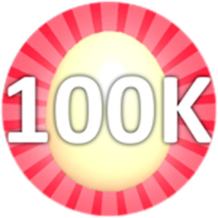 ภาพทางการ Classic Bubble Gum Simulator จาก Rumble Studios/Roblox: Hatch 100,000 Eggs · Badge 2124453010