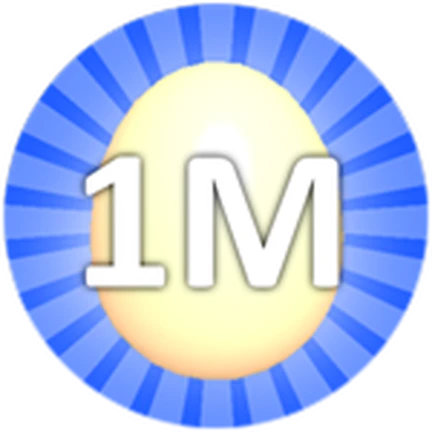 ภาพทางการ Classic Bubble Gum Simulator จาก Rumble Studios/Roblox: Hatch 1,000,000 Eggs · Badge 2124453011
