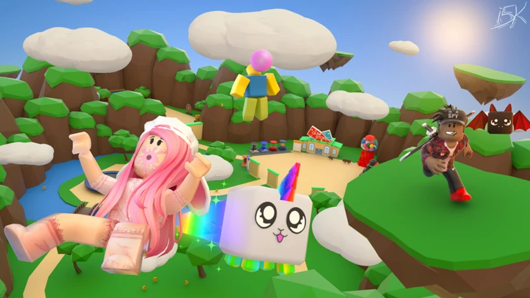 ภาพทางการ Classic Bubble Gum Simulator จาก Rumble Studios/Roblox: ภาพโปรโมต Classic 4846799441