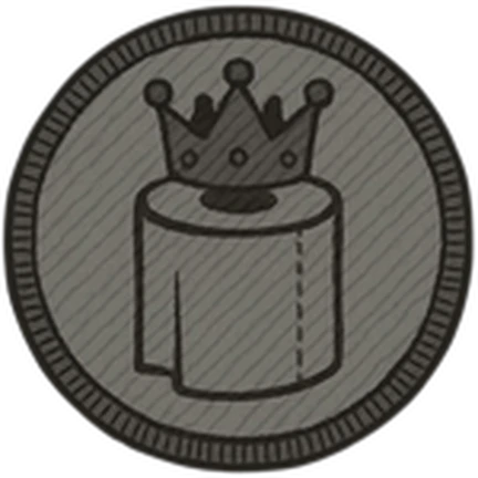 ภาพทางการ Dig to Escape: ไอคอน Badge Toilet Tyrant · Badge Toilet Tyrant · 2138650803806270