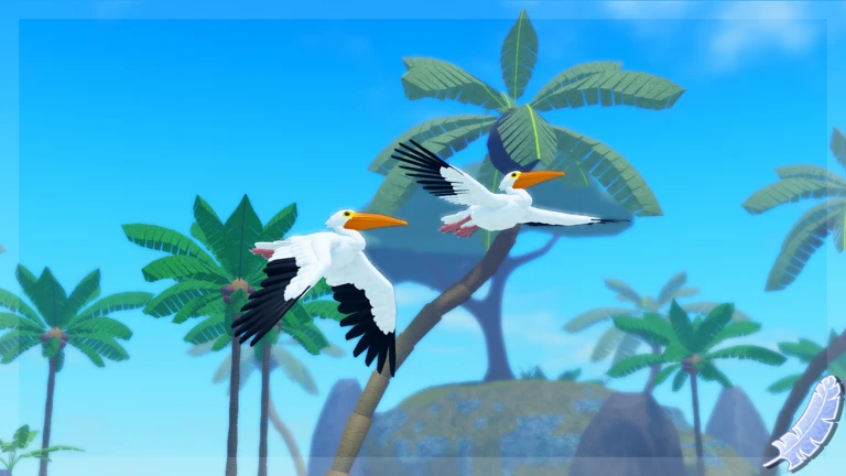 ภาพทางการ Feather Family จากผู้สร้าง/Roblox: นกบินเหนือชายหาดเขตร้อน