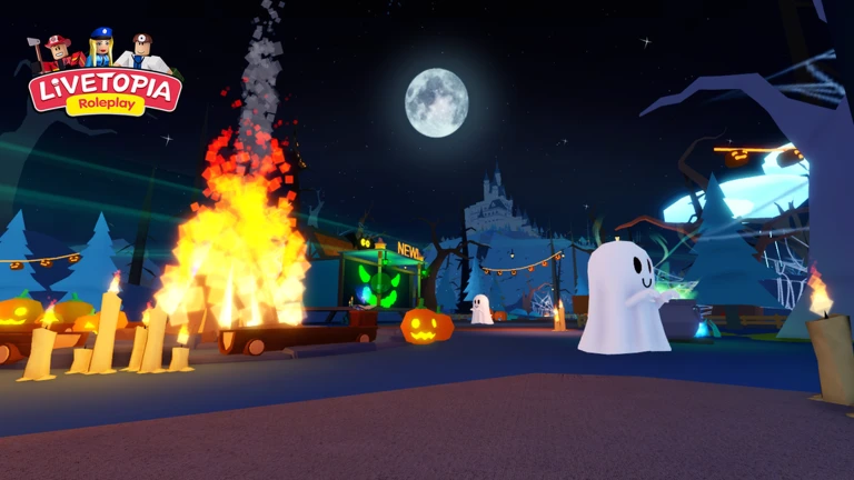 ภาพทางการ Livetopia จาก Century Makers/Roblox: Livetopia🎃Halloween · Event 565299614804869264 · ภาพ 1/1