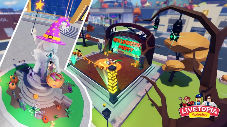 ภาพทางการ Livetopia จาก Century Makers/Roblox: Livetopia👻 Halloween Spooky Adventures · Event 7954087674920042703 · ภาพ 1/3