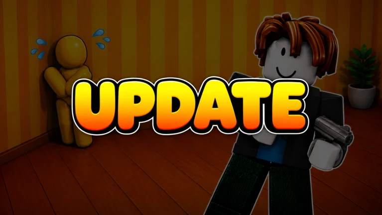 ภาพทางการ Paint to Hide and Seek!: โปสเตอร์ตัวละครในฉากสีส้มพร้อมข้อความ UPDATE · Event UPDATE! · 4508528531751436962